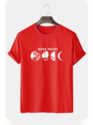 Moon Phases Tasarım Tshirt