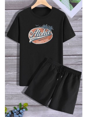 Trendypassion Aloha Şort T-Shirt Eşofman Takımı