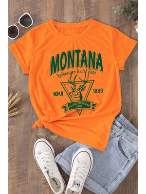 Montana Oversize Tasarım Tshirt