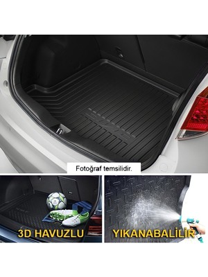 Gold Ford Focus Sedan 2015-2018 Arch Araca Uygun Model Bagaj Havuzu