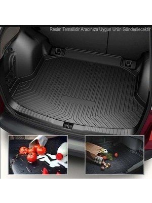 Gold Renault Megane 4 Sedan 2016 ve Sonrası Flom Araca Birebir Uyumlu Bagaj Havuzu