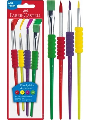 Faber-Castell Fırça Seti 4'lü Paket 2-6-10-12 Numara