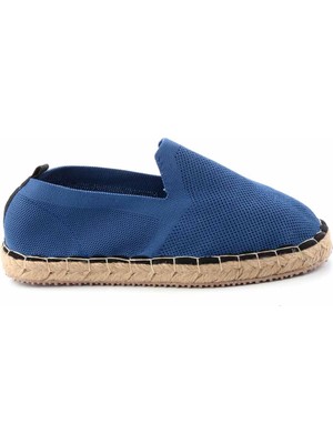 Bambi Indigo Keten  Erkek Espadril E01149004318