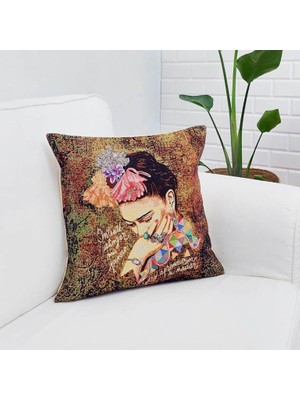 Körfez Kırlent Goblen Dokuma Kırlent Kılıfı 43 x 43 Cm