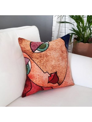 Körfez Kırlent Goblen Dokuma Kırlent Kılıfı Picasso 43 x 43 Cm