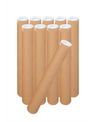 Welma Reklam Bahçesi 10 Adet 75CM x 10,5 cm Postüp Masura Rulo Çift Kapaklı Kutu , 30KG Dayanıklı