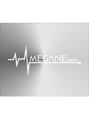 Oto Sticker Renault Megane 2 Nabız Kalp Atışı Sticker 2 Adet