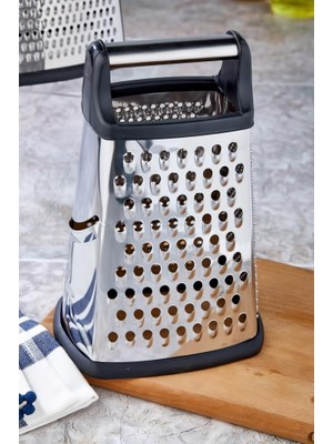 Wonder 304 Paslanmaz Çelik Kare Çok Fonksiyonlu Rende 4 Yönde Bıçaklı Tabanlı Çok Fonksiyonlu Çelik Rende