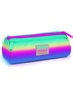 Coral High Kids Üç Bölmeli Kalem Kutusu Renk Geçişli 22010