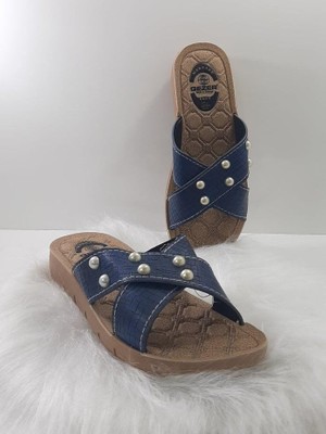 Gezer 11836 Lacivert Soft Taban Bayan Günlük Terlik
