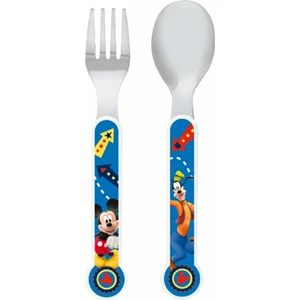 Kbobaby Disney Mickey Eğlence Evi Çocuk Çatal Kaşık Seti