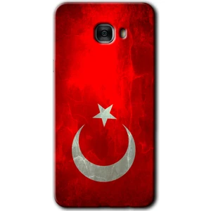 Bera Aksesuar Samsung Galaxy C9 Pro Kılıf Hd Desen Baskılı Arka Kapak - Albayrak