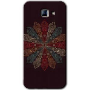 Bera Aksesuar Samsung Galaxy A8 2016 Kılıf Hd Desen Baskılı Arka Kapak - Mandala Flower Wal