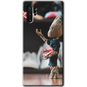 Bera Aksesuar Samsung Galaxy Note 10 Plus Kılıf Hd Desen Baskılı Arka Kapak - I Am Groot