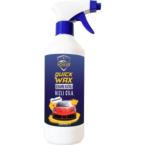 Quick Wax HIZLI CİLA Seramik Katkılı, 500 mL NvQW500 Hidrofobik, Ultra Parlaklık