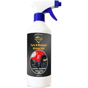 LASTİK TAMPON PARLATICI JEL, 500 mL, NvLT500, Konsantre, Yüksek Kalite