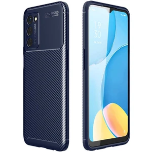 Hesaplı Dünya Oppo A55 5g Uyumlu Kılıf Esnek Tpu Silikon Lacivert Hng