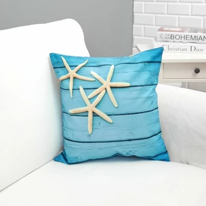 Körfez Kırlent Marin Deniz Yıldızı Desenli Kırlent Kılıfı 43X43CM