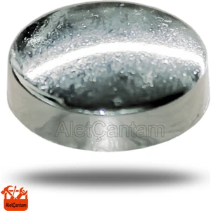 Alet Çantam Krom Vida Kapağı Vida 15 Mm Gizleyici Kapak (10 Lu Paket)
