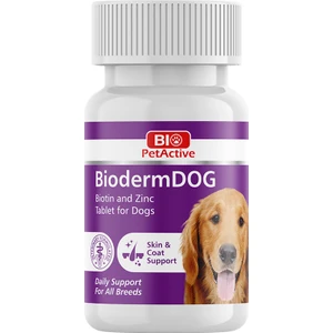 Bio Pet Active Biodermdog Tüy Dökülmesini Azaltan Köpek Vitamini 75 Tablet 37,5gr