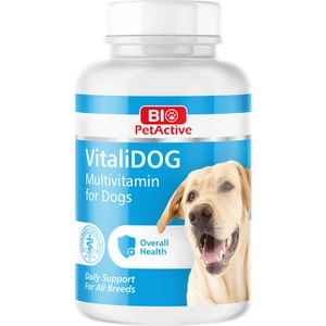 Bio Pet Active Vitalidog Multivitamin Yavru ve Yetişkin Köpek Vitamini 150 Tablet 75GR