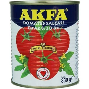 Domates Salçası 830 gr Teneke 3 Adet