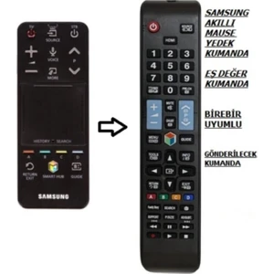 TV Sihirli Air Mouse Smart Model Tuşlu Kablosuz Uzaktan Kumanda
