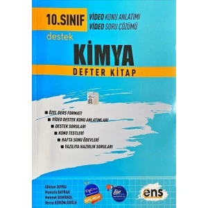 ENS Yayıncılık 10. Sınıf Kimya Destek Defterim