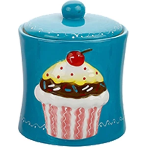 Kokosh Home Cupcake Seramik 12 cm Orta Kavanoz