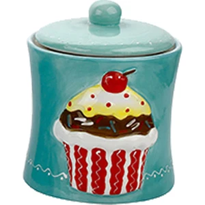Kokosh Home Cupcake Seramik 12 cm Orta Kavanoz
