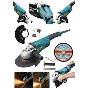 JL9040 230 mm 2600 W Bakır Sargı Otomatik Metal Dişli Taşlama ve Kesme Makinesi + Taş Hediyeli