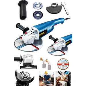 Staxx Power ST180AG 2400W 180MM Büyük Boy Taşlama Makinesi Metal Kesme Spiral Jet Taşı + 180MM Taş Hediyeli