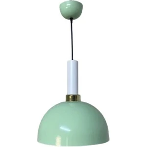 Retro Metal Dekoratif Rustik Kafesli Yeşil Tekli Sarkıt Avize Çap 30 cm
