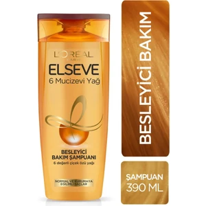 L'Oréal Paris Elseve Mucizevi Yağ Besleyici Bakım Şampuanı 390 ml