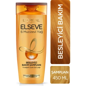 L'Oréal Paris Elseve Mucizevi Yağ Besleyici Bakım Şampuanı 450 Ml