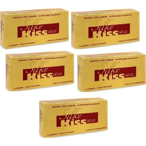 Silky Kiss Gold Klasik Prezervatif 12 Li 5 Adet