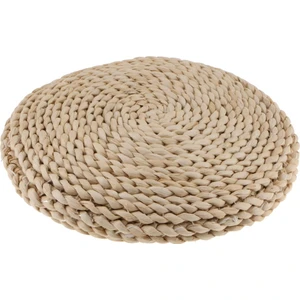 Japon Tarzı Straw Futon Örme Yuvarlak Koltuk Yastık Dia. 30CM (11.81 ") Pouf (Yurt Dışından)