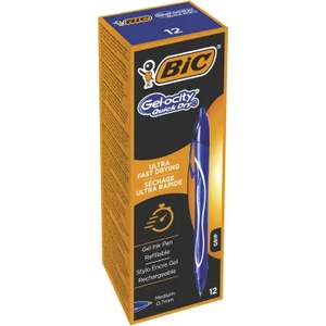 Bic Gelocity Quick Dry Hızlı Kuruyan Jel Kalem Mavi 12'li Kutu