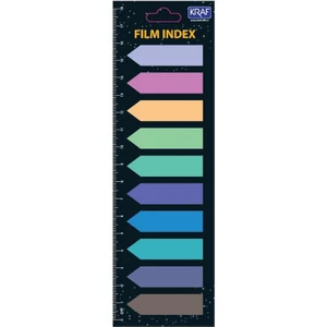 Kraf Index Film (Pp) 12X44 mm Ok Şekilli 10 Renk x 20 Yp 51245