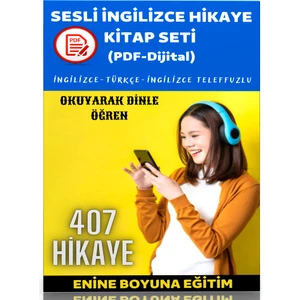 Enine Boyuna Eğitim Sesli Ingilizce Hikaye Kitap Seti (407 Sesli Hikaye)