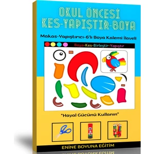 Okul Öncesi Kes Yapıştır Boya