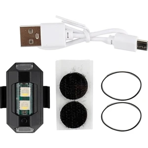 Motosiklet Drone Uçak Kanadı Çakarlı LED Şarjlı Kablosuz Mini LED Lamba