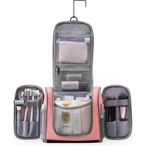 Lovehome Çok Bölmeli Büyük Kapasiteli Seyahat Çantası - Pembe (Yurt Dışından)