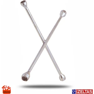 Izeltaş Bijon Anahtarı Istavroz Tipi 4'lü (17MM 19MM 21MM 22MM)