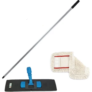 Hijyen Gelsin Mop Seti 120 cm Sap + Yedek Zincir Mop + Mop Aparatı 50 cm