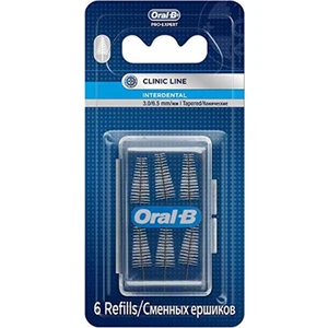 Oral B Arayüz Fırça Yedeği Eğimli 6'lı
