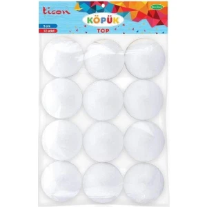 Ticon Köpük Top 7 cm 6'lı Paket