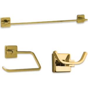 Csk Banyo Dev Aksesuar Seti Gold