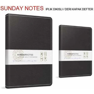 Sunday 17X24 140 Yp Çizgili Ip Dk.deri Kapak Defter 6065