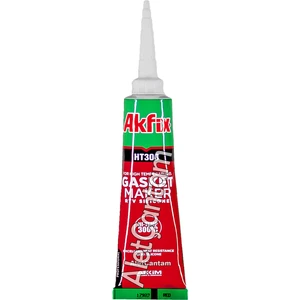 Tüp Sıvı Conta Yüksek Isı Silikonu 300 C Kırmızı Conta 50ml